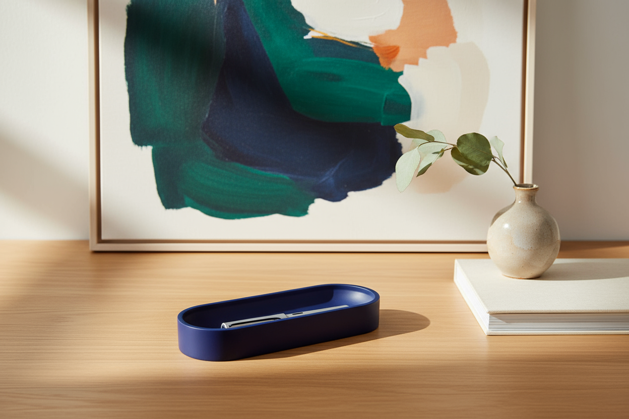 Night Blue Oblong Organizer