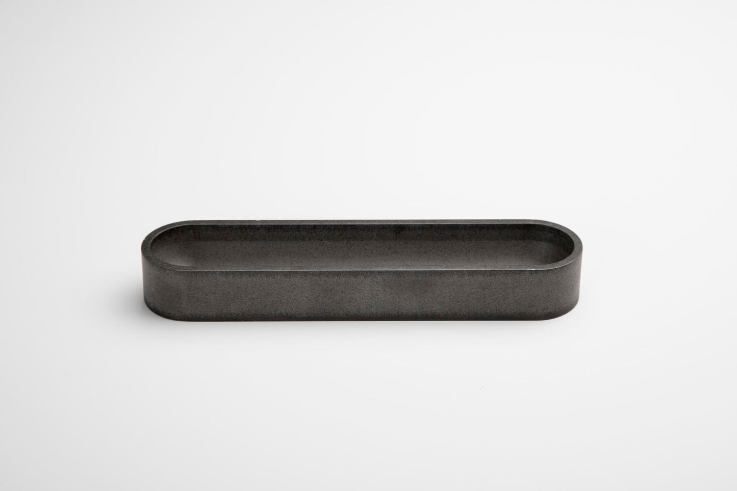 Gray Oval Pen Tray