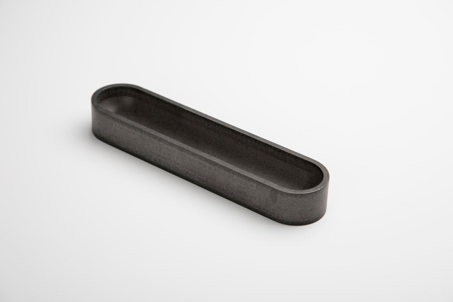 Gray Oval Pen Tray