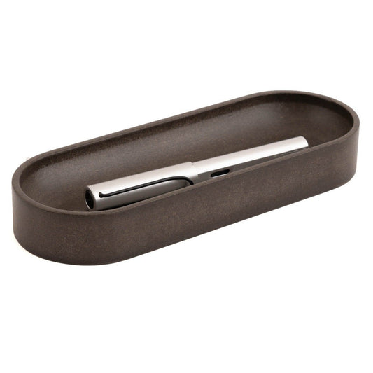 Gray Large Oval Pen Tray