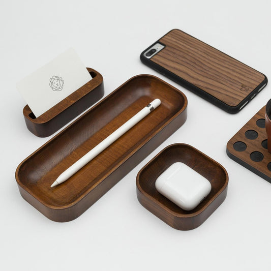 Beechwood Desk Organizer Set