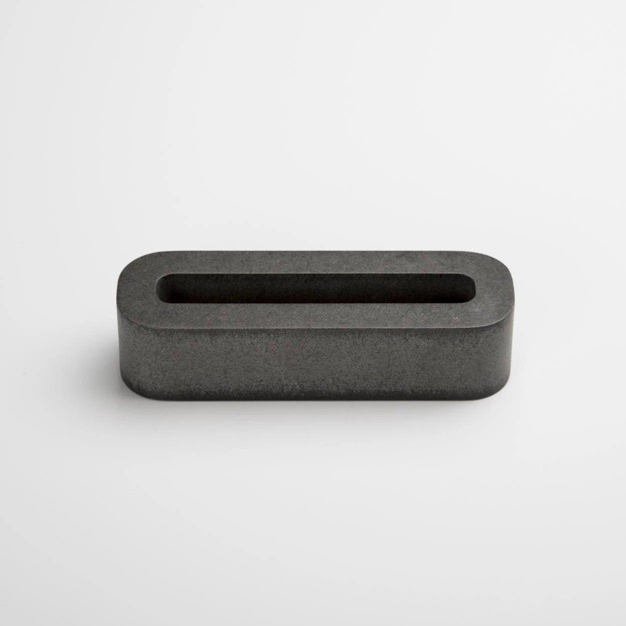 Gray Business Card Holder