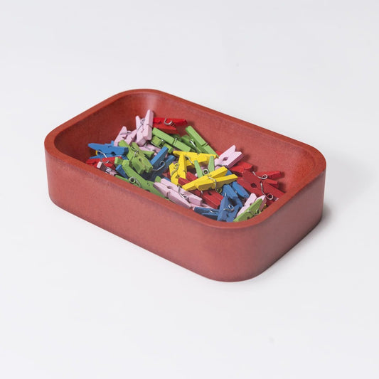 Red Paper Clip Holder