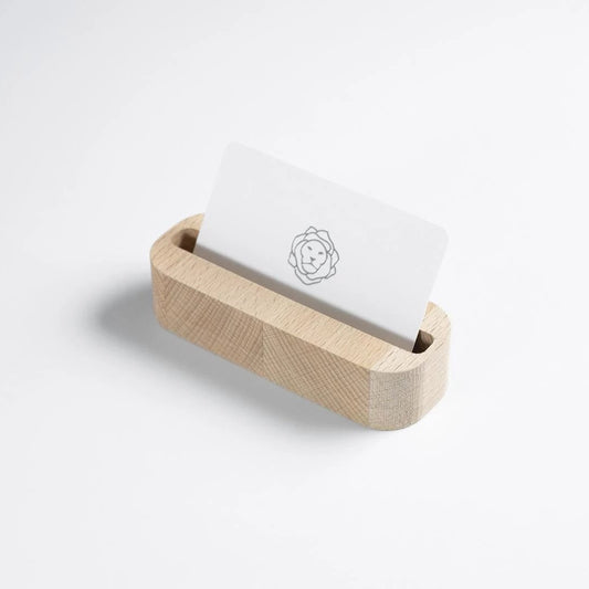 Beechwood Business Card Holder