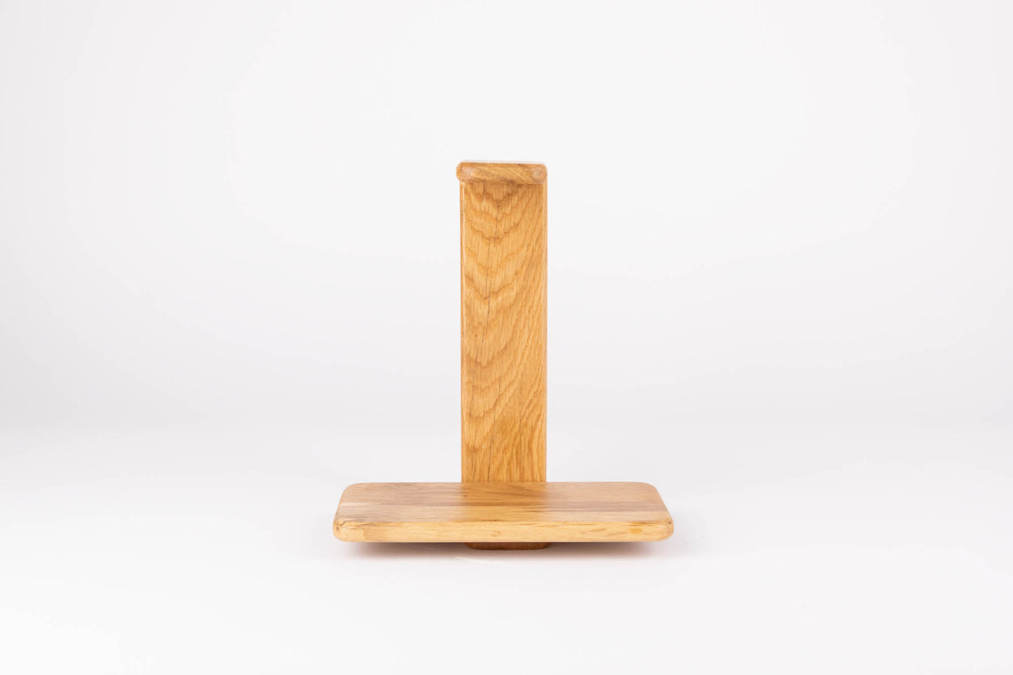 Oak Wood Headphone Stand with Phone Tray