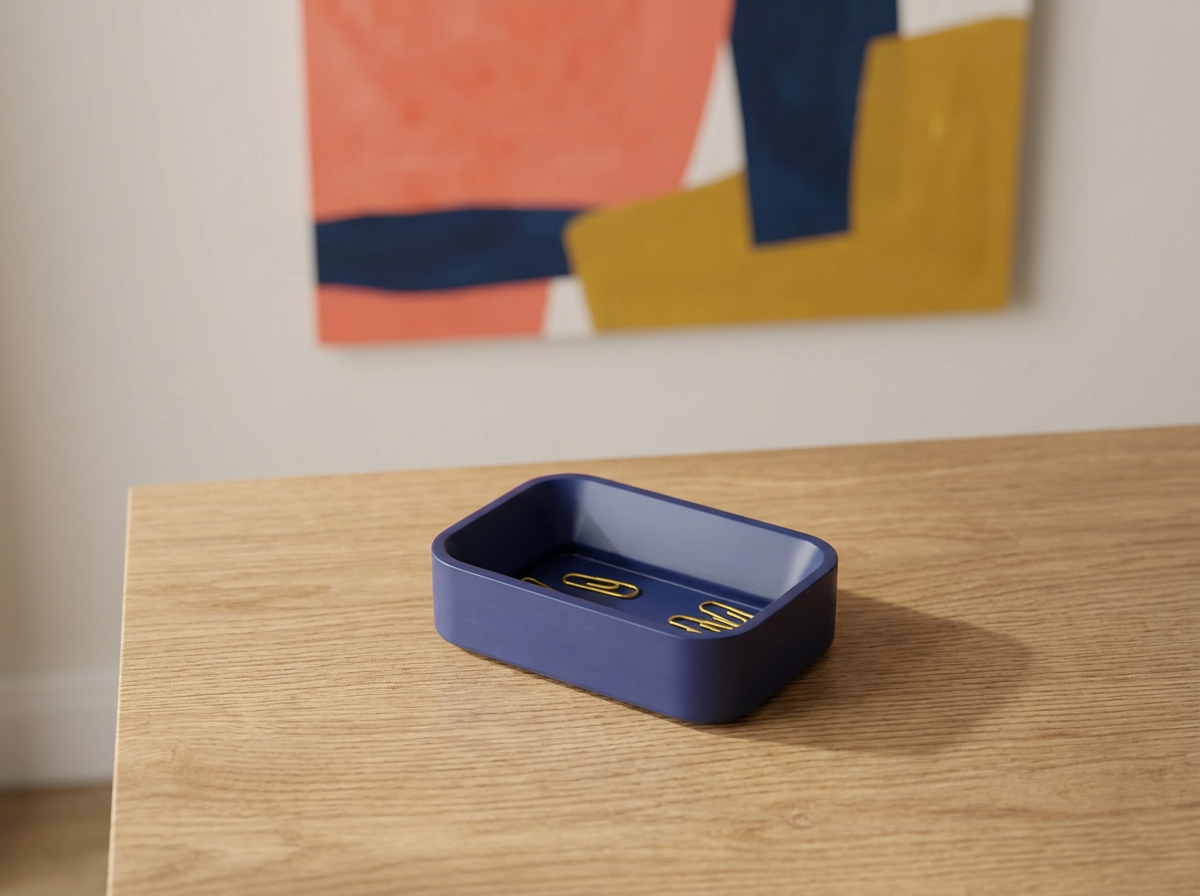 Night Blue Desk Organizer Set