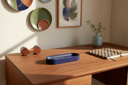 Night Blue Oblong Organizer