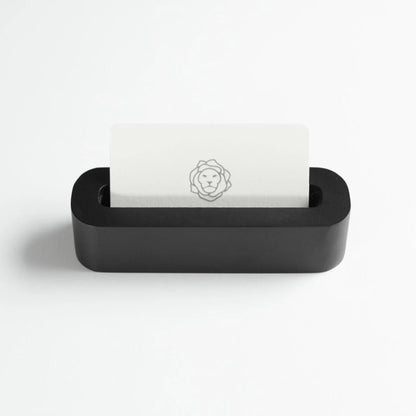 Black Business Card Holder