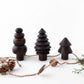 Wooden Christmas Tree Set, Walnut Stained