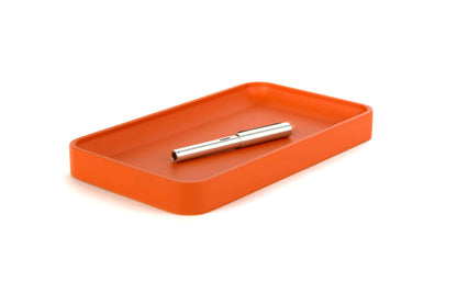 Orange Catchall, Nightstand Organizer