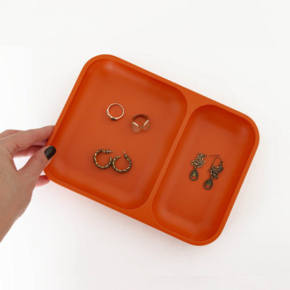 Orange Catchall Tray, Jewelry Tray