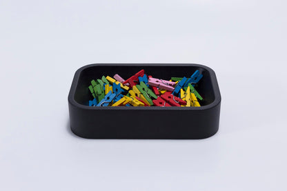 Black Paper Clip Holder