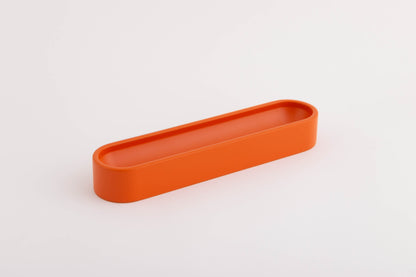 Orange Oval Pen Tray